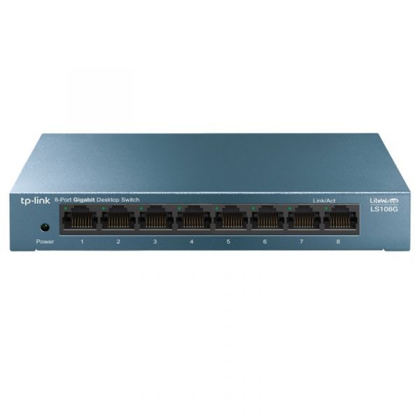 TP-LINK LS108G Não-gerido Gigabit Ethernet (10-100-1000) Azul